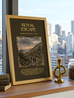Royal Escape Minimalist Book Poster by Georgette Heyer – image 3