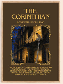 The Corinthian Minimalist Book Poster by Georgette Heyer – image 1