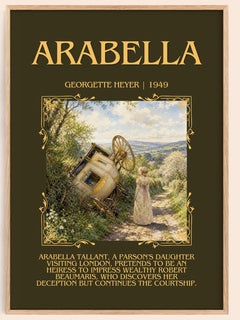Arabella Minimalist Book Poster by Georgette Heyer – image 1