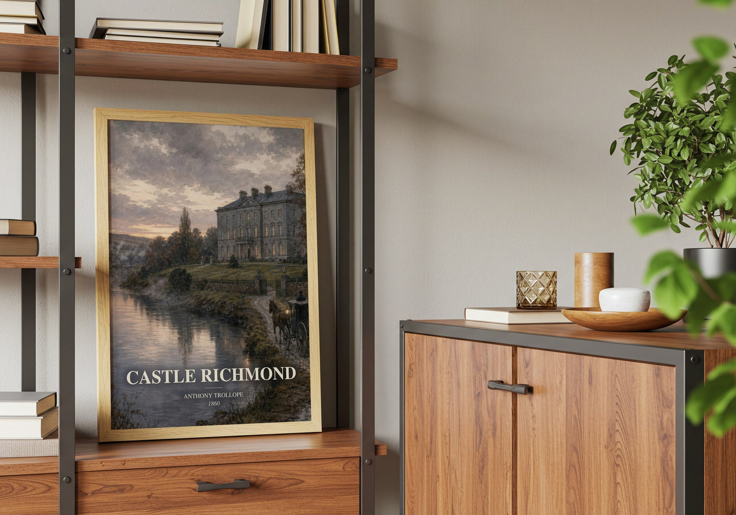 Castle Richmond book watercolour illustration paper finish options – matte satin gloss