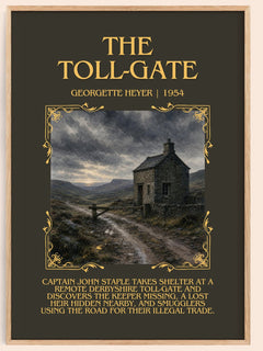 The Toll-Gate Minimalist Book Poster by Georgette Heyer – image 1
