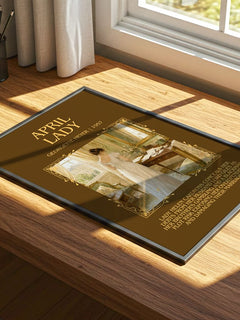 April Lady Minimalist Book Poster by Georgette Heyer – image 4