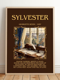 Sylvester Minimalist Book Poster by Georgette Heyer – image 2
