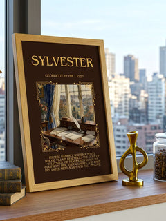 Sylvester Minimalist Book Poster by Georgette Heyer – image 3
