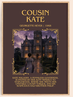 Cousin Kate Minimalist Book Poster by Georgette Heyer – image 1