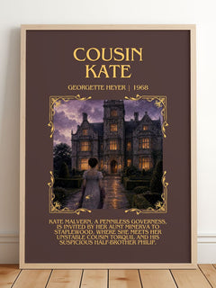 Cousin Kate Minimalist Book Poster by Georgette Heyer – image 2