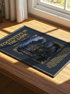 Footsteps in the Dark Minimalist Book Poster by Georgette Heyer – image 4