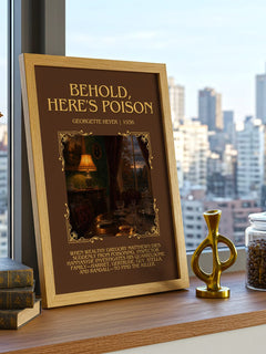 Behold, Here's Poison Minimalist Book Poster by Georgette Heyer – image 3