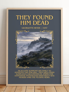 They Found Him Dead Minimalist Book Poster by Georgette Heyer – image 2
