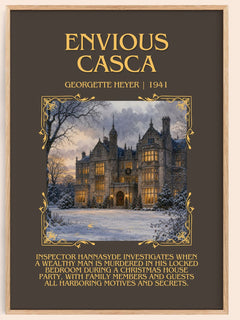Envious Casca Minimalist Book Poster by Georgette Heyer – image 1