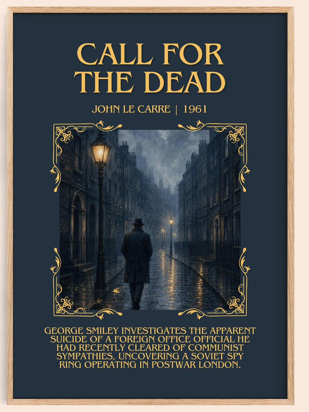 Call for the Dead Minimalist Book Poster by John le Carré – book poster