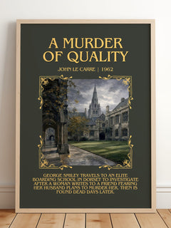 A Murder of Quality Minimalist Book Poster by John le Carré – image 2
