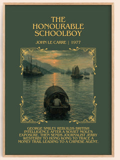 The Honourable Schoolboy Minimalist Book Poster by John le Carré – image 1