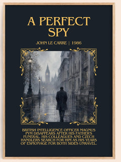 A Perfect Spy Minimalist Book Poster by John le Carré – image 1