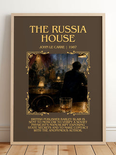 The Russia House Minimalist Book Poster by John le Carré – image 2