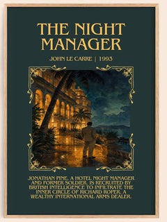 The Night Manager Minimalist Book Poster by John le Carré – image 1