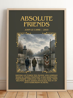 Absolute Friends Minimalist Book Poster by John le Carré – image 2