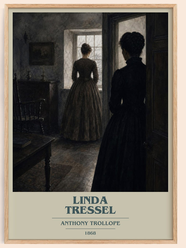 Linda Tressel Book Cover Poster by Anthony Trollope