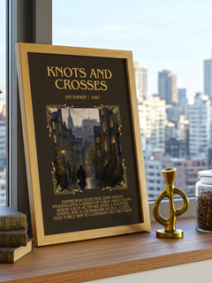 Knots and Crosses Minimalist Book Poster by Ian Rankin – image 3