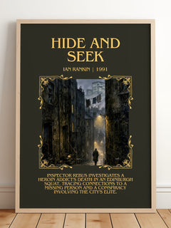 Hide and Seek Minimalist Book Poster by Ian Rankin – image 2