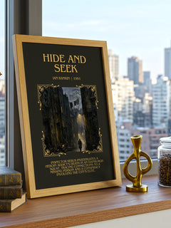 Hide and Seek Minimalist Book Poster by Ian Rankin – image 3
