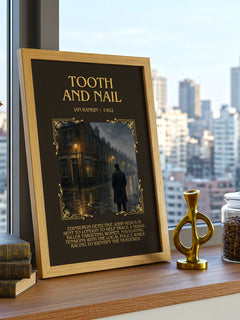 Tooth and Nail Minimalist Book Poster by Ian Rankin – image 3