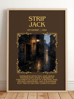 Strip Jack Minimalist Book Poster by Ian Rankin – image 2