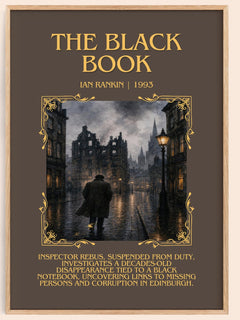 The Black Book Minimalist Book Poster by Ian Rankin – image 1