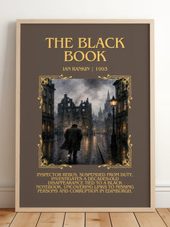 The Black Book Minimalist Book Poster by Ian Rankin – image 2