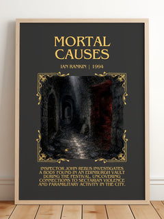 Mortal Causes Minimalist Book Poster by Ian Rankin – image 2