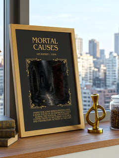 Mortal Causes Minimalist Book Poster by Ian Rankin – image 3