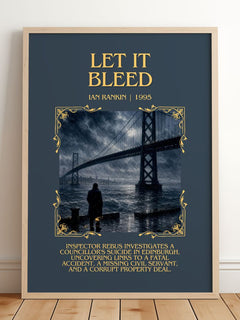 Let It Bleed Minimalist Book Poster by Ian Rankin – image 2