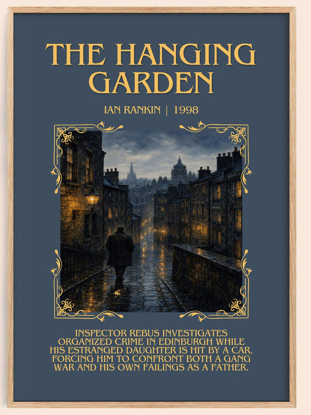 The Hanging Garden Minimalist Book Poster by Ian Rankin