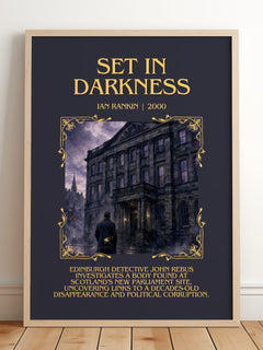 Set in Darkness Minimalist Book Poster by Ian Rankin – image 2