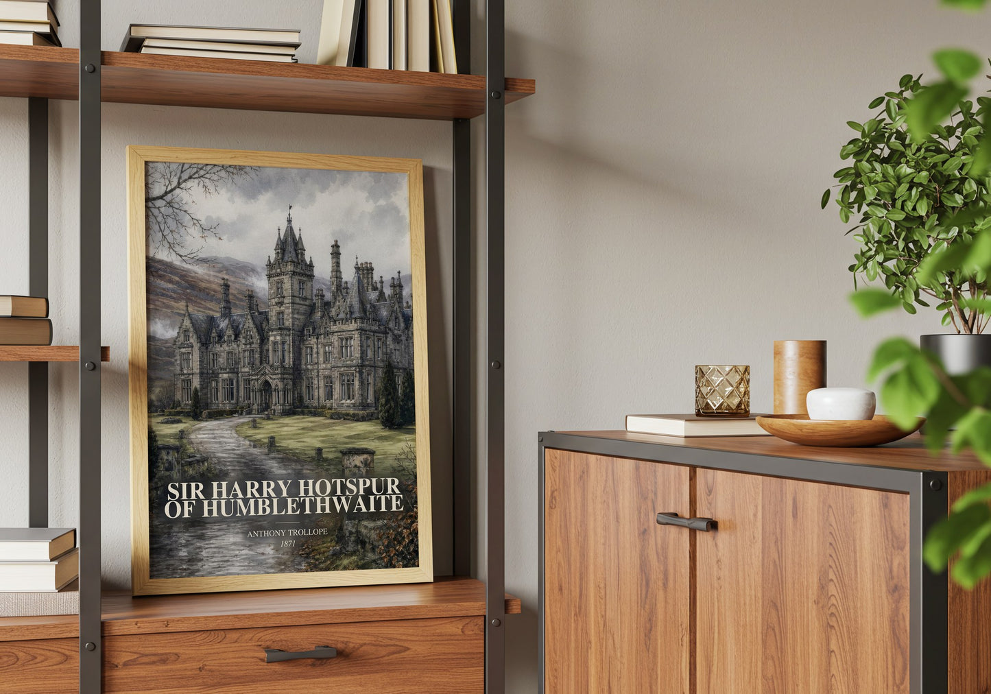 Sir Harry Hotspur Of Humblethwaite book watercolour illustration paper finish options – matte satin gloss