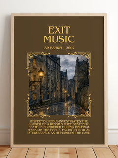 Exit Music Minimalist Book Poster by Ian Rankin – image 2