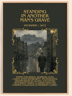 Standing in Another Man's Grave Minimalist Book Poster by Ian Rankin – image 1