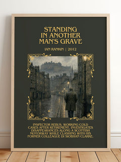 Standing in Another Man's Grave Minimalist Book Poster by Ian Rankin – image 2
