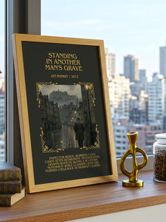 Standing in Another Man's Grave Minimalist Book Poster by Ian Rankin – image 3