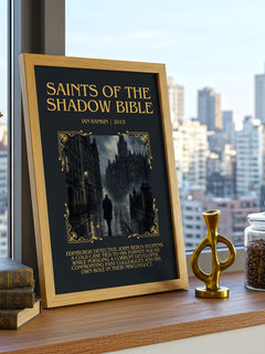 Saints of the Shadow Bible Minimalist Book Poster by Ian Rankin – image 3