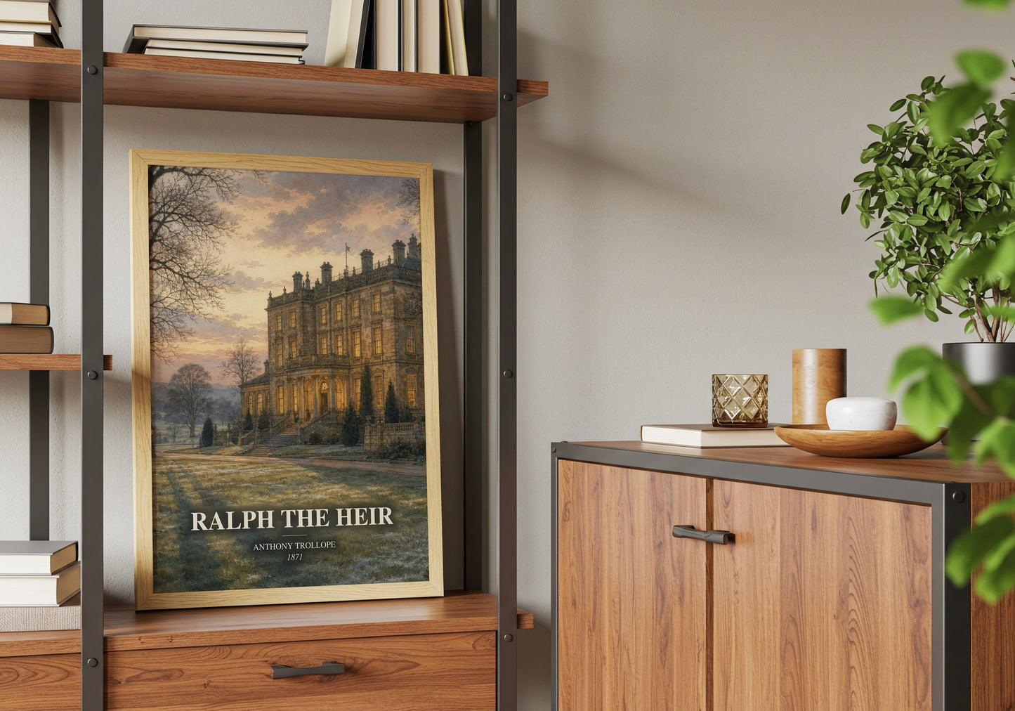 Ralph The Heir book watercolour illustration paper finish options – matte satin gloss