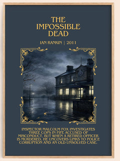 The Impossible Dead Minimalist Book Poster by Ian Rankin – image 1