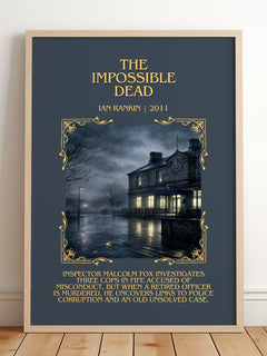The Impossible Dead Minimalist Book Poster by Ian Rankin – image 2