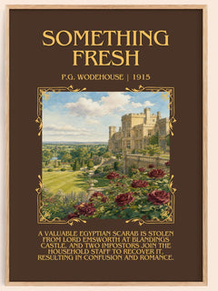 Something Fresh Minimalist Book Poster by P.G. Wodehouse – image 1