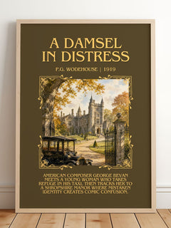 A Damsel in Distress Minimalist Book Poster by P.G. Wodehouse – image 2