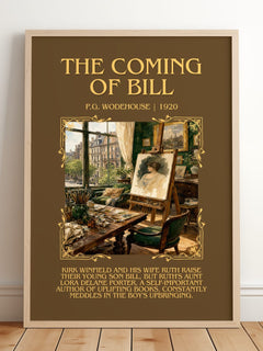 The Coming of Bill Minimalist Book Poster by P.G. Wodehouse – image 2