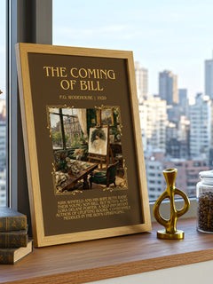 The Coming of Bill Minimalist Book Poster by P.G. Wodehouse – image 3