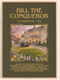 Bill the Conqueror Minimalist Book Poster by P.G. Wodehouse – image 1