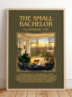 The Small Bachelor Minimalist Book Poster by P.G. Wodehouse – image 2