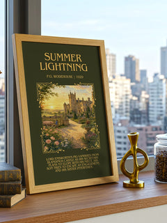 Summer Lightning Minimalist Book Poster by P.G. Wodehouse – image 3